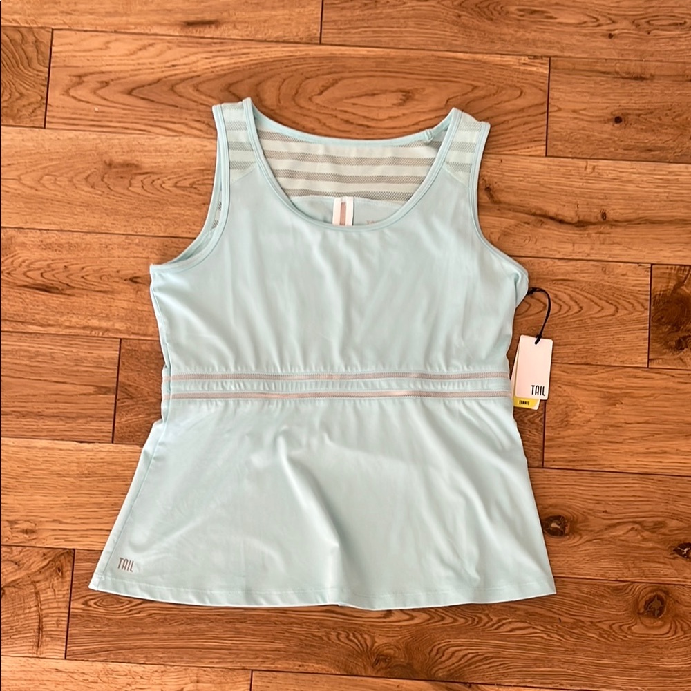 Tail seafoam empire seam tennis tank size M
